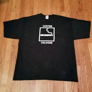Custom Designed Tee Shirt CUSTOM COLOGNE 2X,XL,L,M